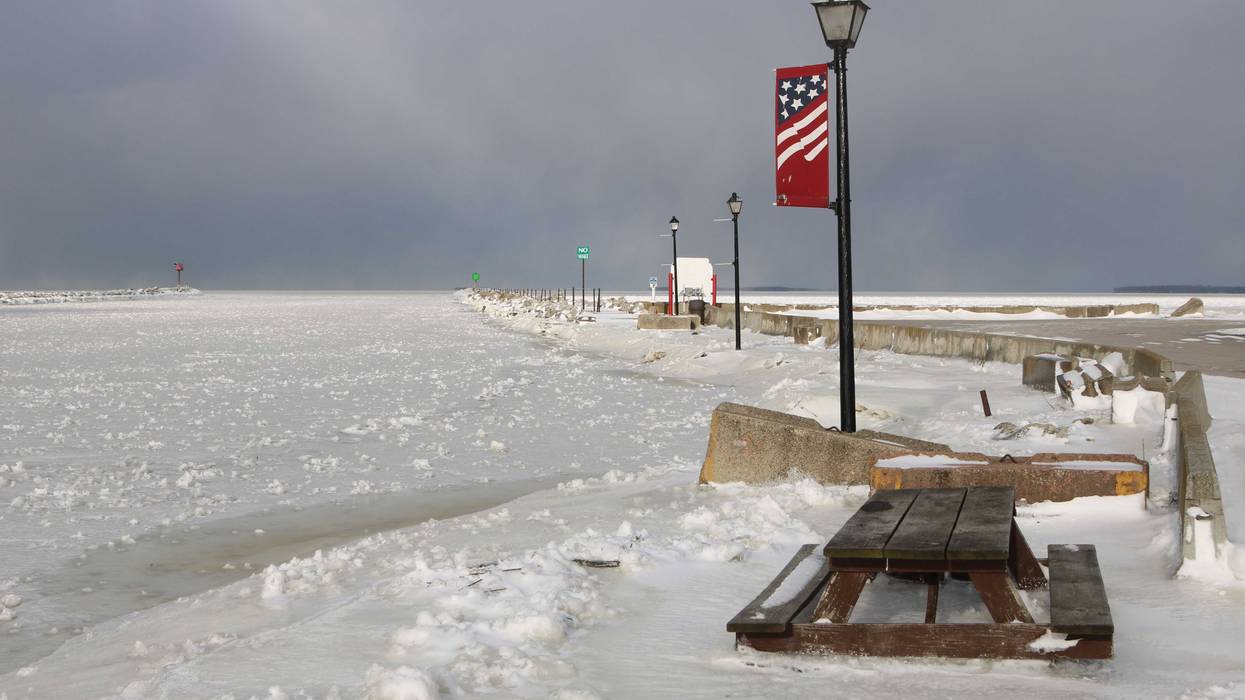 10 were rescued off a not so frozen Lake Erie yesterday.