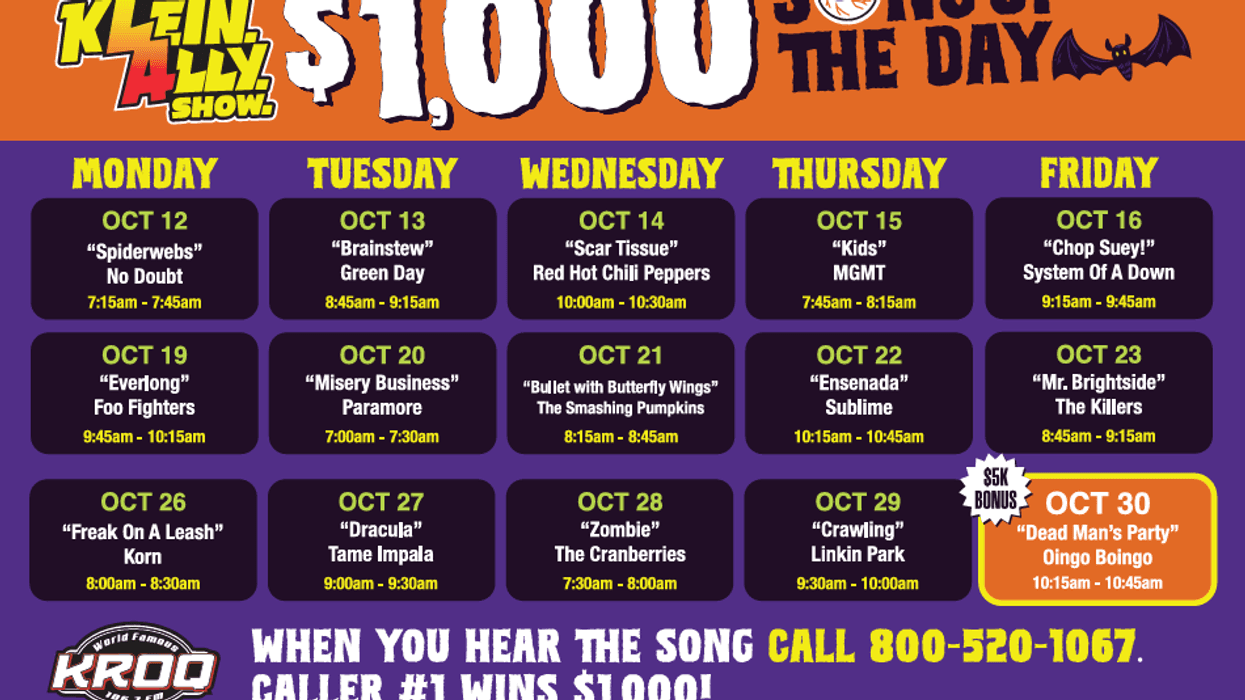 $1,000 Song of the Day