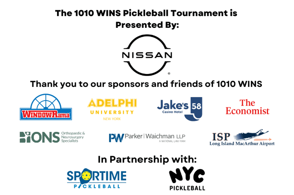 1010 WINS Pickleball Tournament Sponsors