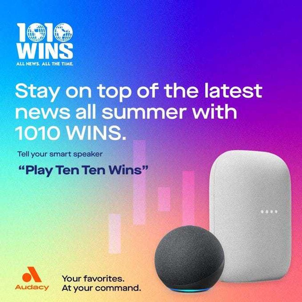 1010 WINS smart speaker