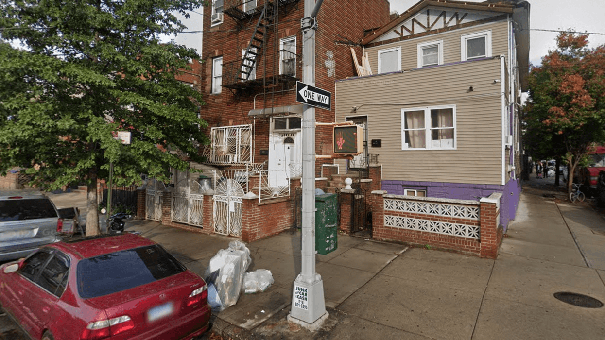 105-19 34 Avenue where Peguero crashed his car while having a medical episode