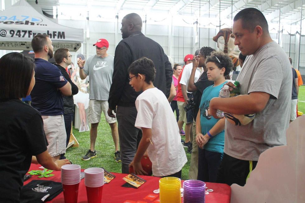 106.7 The Fan hosted their 5th Annual Fan Fest at the brand new St. James facility in Springfield, VA, where fans spent the day interacting with various vendors and participating in the day's activities.