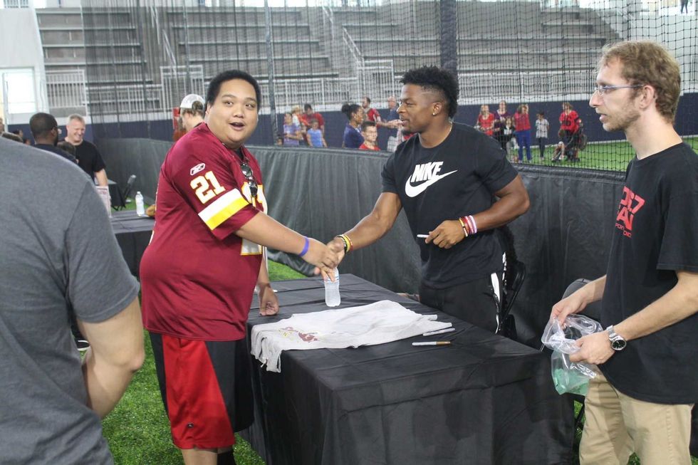106.7 The Fan hosted their 5th Annual Fan Fest at the brand new St. James facility in Springfield, VA, where fans spent the day interacting with various vendors and participating in the day's activities.