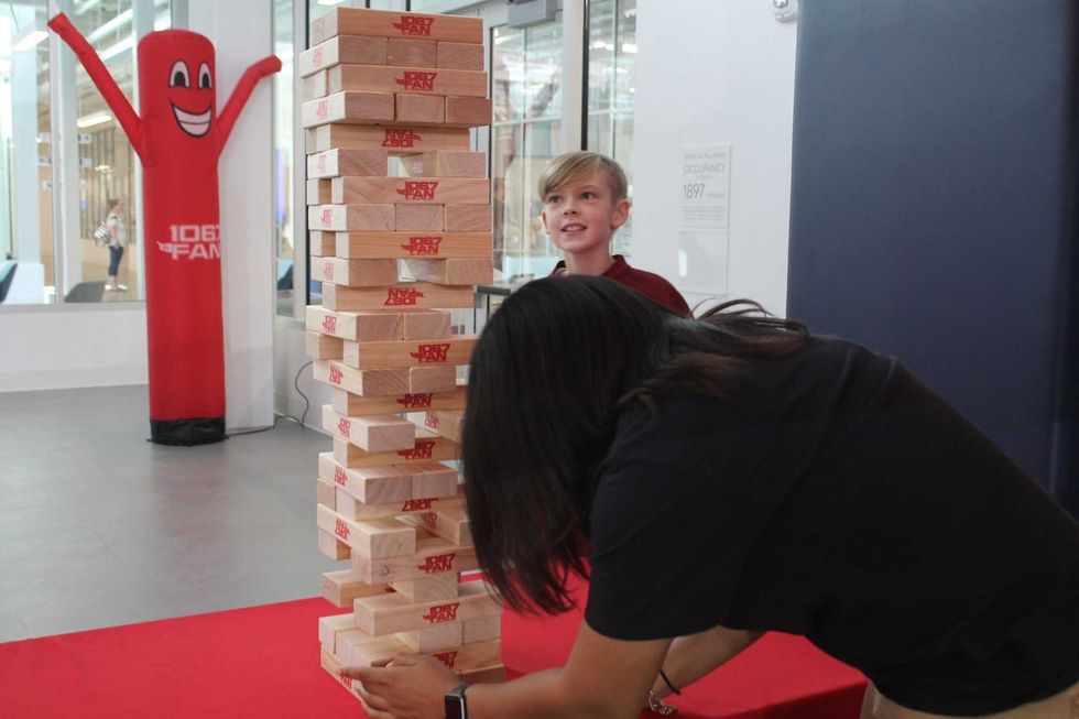 106.7 The Fan hosted their 5th Annual Fan Fest at the brand new St. James facility in Springfield, VA, where fans spent the day interacting with various vendors and participating in the day's activities.
