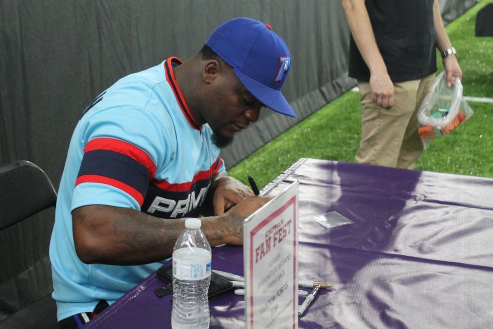 106.7 The Fan hosted their 5th Annual Fan Fest at the brand new St. James facility in Springfield, VA, where fans spent the day interacting with various vendors and participating in the day's activities.