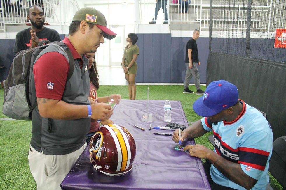 106.7 The Fan hosted their 5th Annual Fan Fest at the brand new St. James facility in Springfield, VA, where fans spent the day interacting with various vendors and participating in the day's activities.