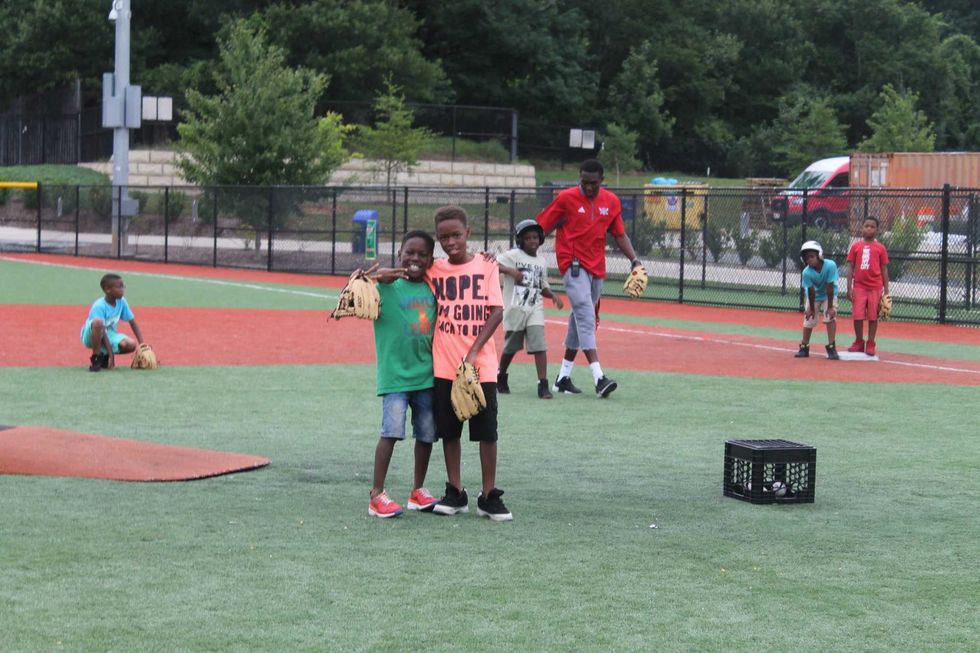 106.7 The Fan joined the Nationals Youth Baseball Academy for their last day of Summer Camp.
