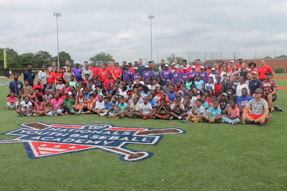 106.7 The Fan joined the Nationals Youth Baseball Academy for their last day of Summer Camp.