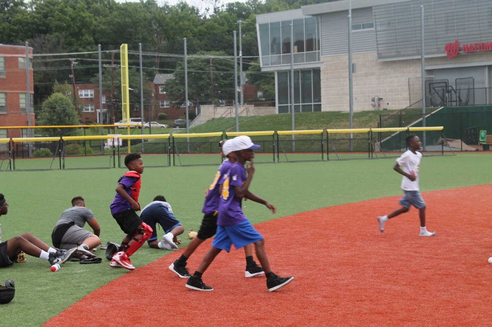 106.7 The Fan joined the Nationals Youth Baseball Academy for their last day of Summer Camp.