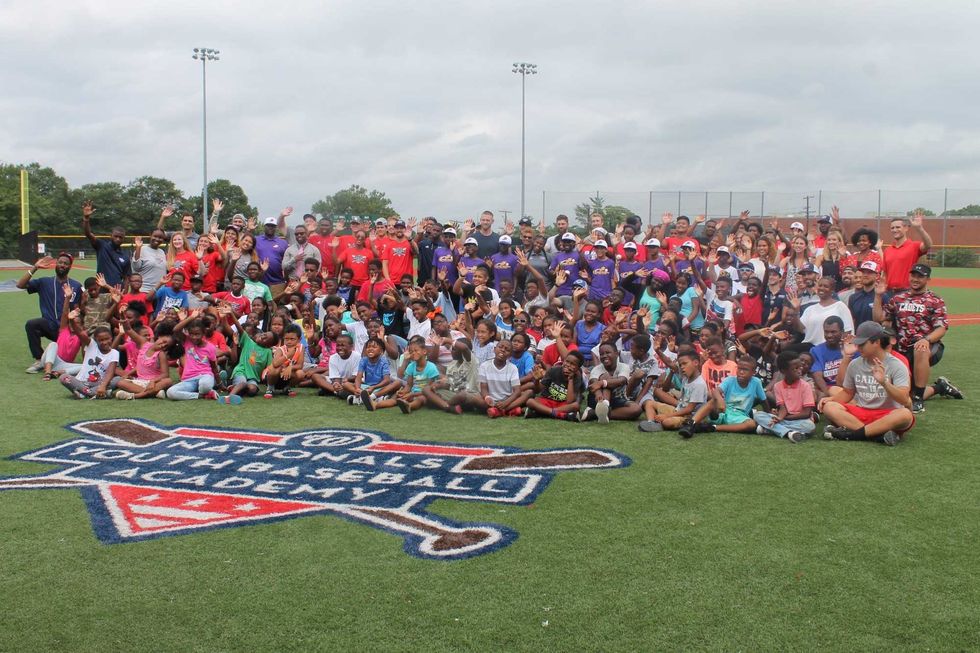 106.7 The Fan joined the Nationals Youth Baseball Academy for their last day of Summer Camp.