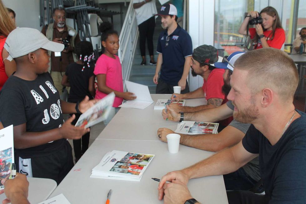 106.7 The Fan joined the Nationals Youth Baseball Academy for their last day of Summer Camp.