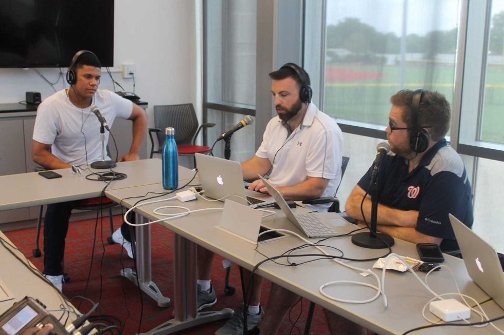 106.7 The Fan joined the Nationals Youth Baseball Academy for their last day of Summer Camp.