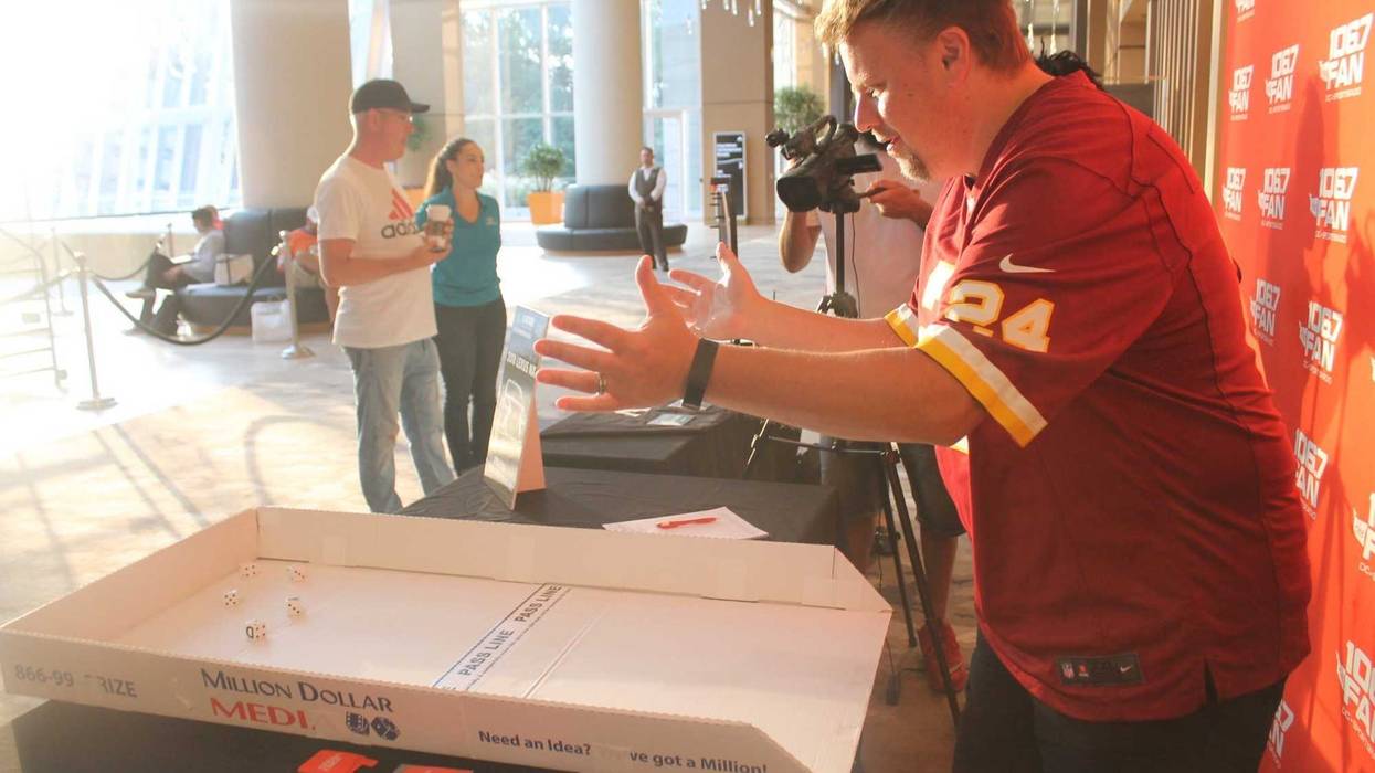 106.7 The Fan's Street Team interacted with listeners at The Sports Junkies Poker Open held at the MGM National Harbor.