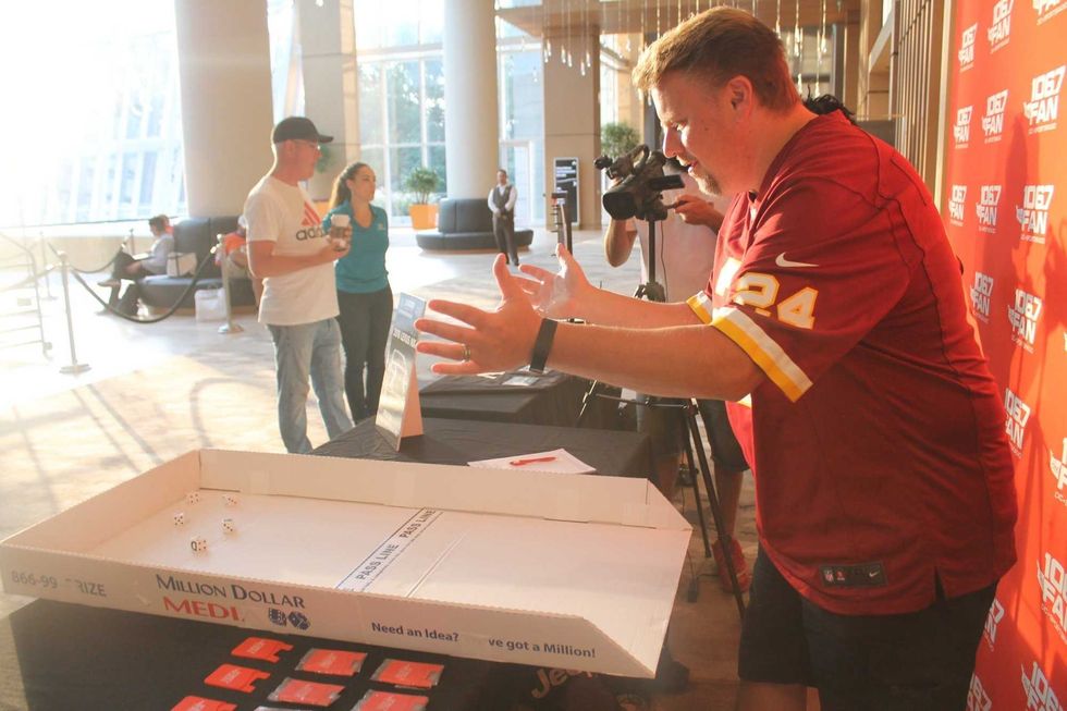 106.7 The Fan's Street Team interacted with listeners at The Sports Junkies Poker Open held at the MGM National Harbor.