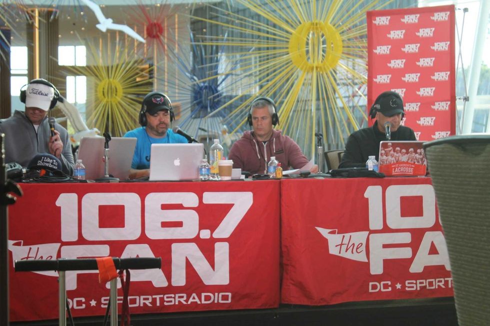 106.7 The Fan's Street Team interacted with listeners at The Sports Junkies Poker Open held at the MGM National Harbor.