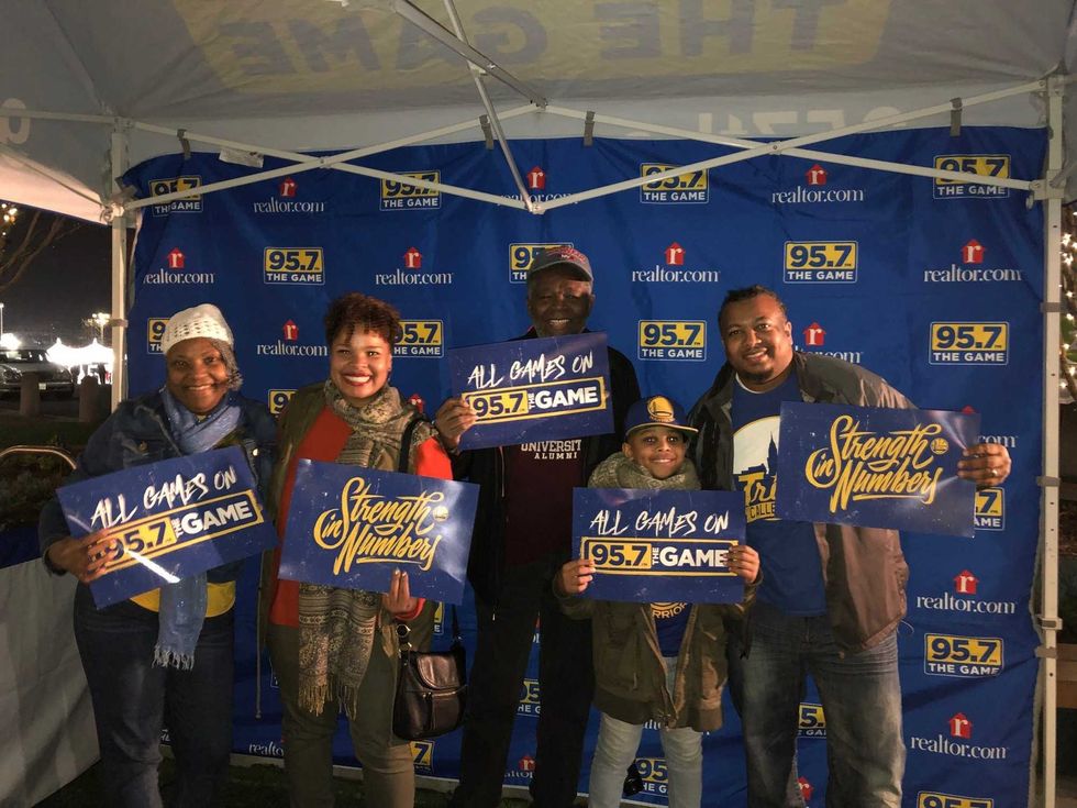 106.7 The Fan Street Team interact with listeners and Redskins fans at FedExField.