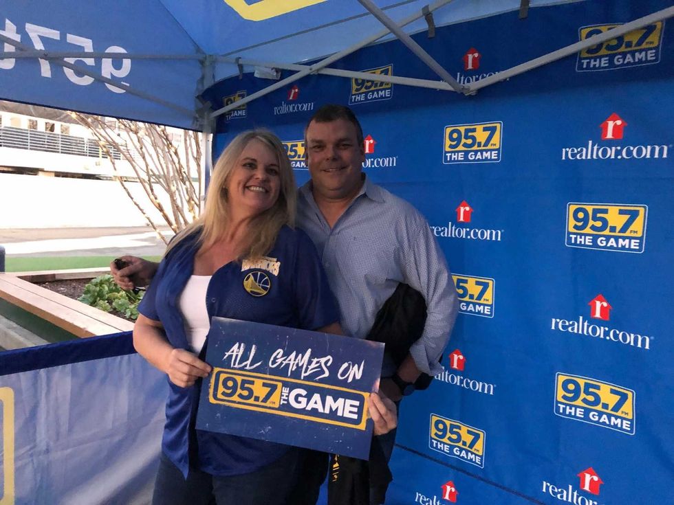 106.7 The Fan Street Team interact with listeners and Redskins fans at FedExField.