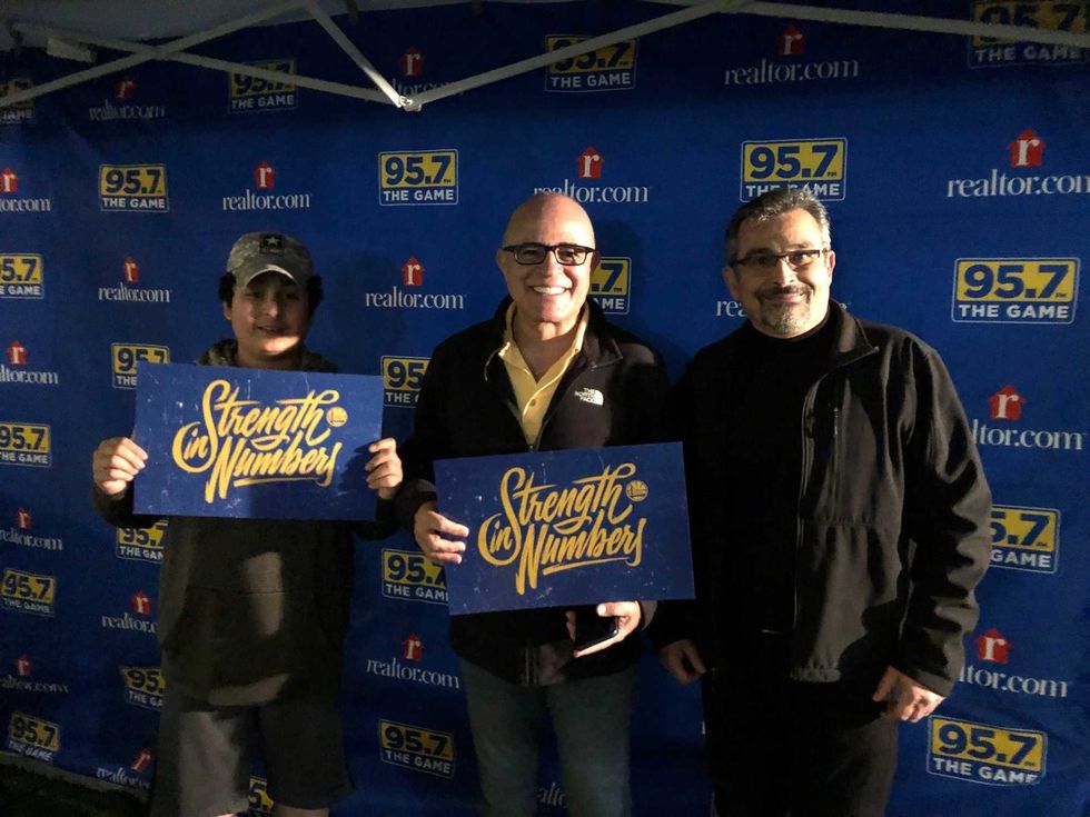 106.7 The Fan Street Team interact with listeners and Redskins fans at FedExField.
