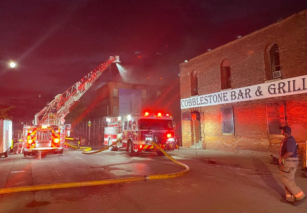 110 and 118 South Park Avenue fire