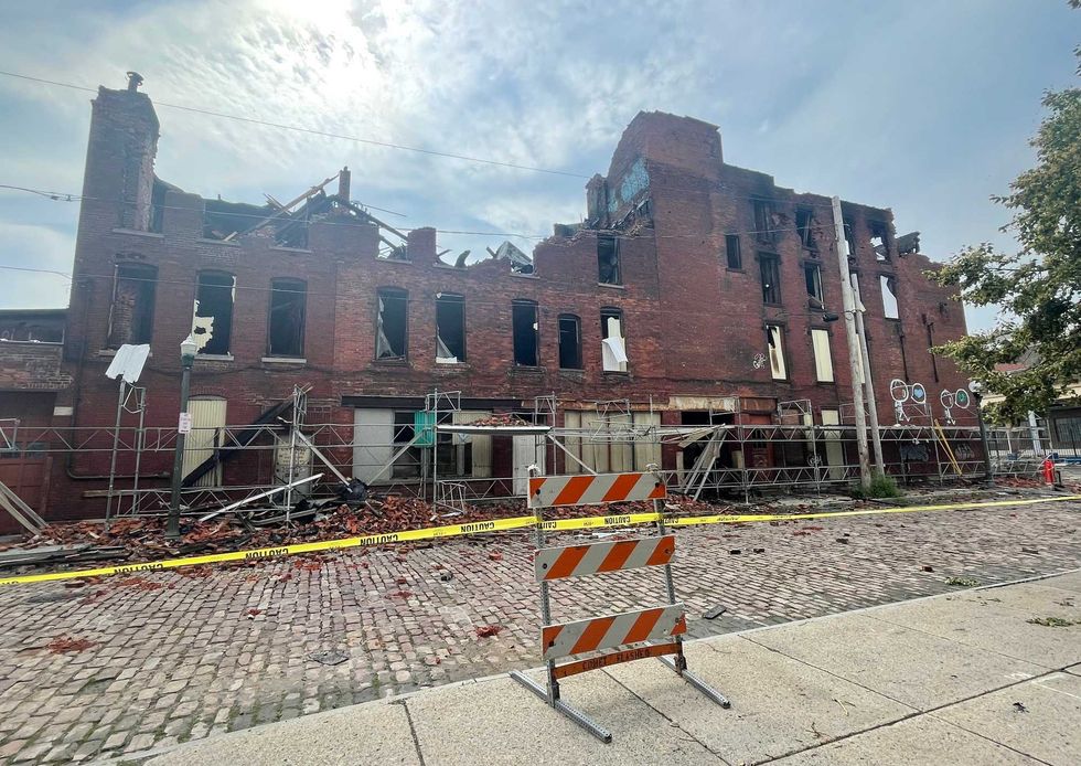 110 and 118 South Park Avenue fire