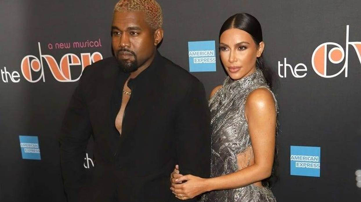 12/3/2018 - Kanye West and Kim Kardashian West attend the opening night of "The Cher Show" on Broadway at the Neil Simon Theatre in New York