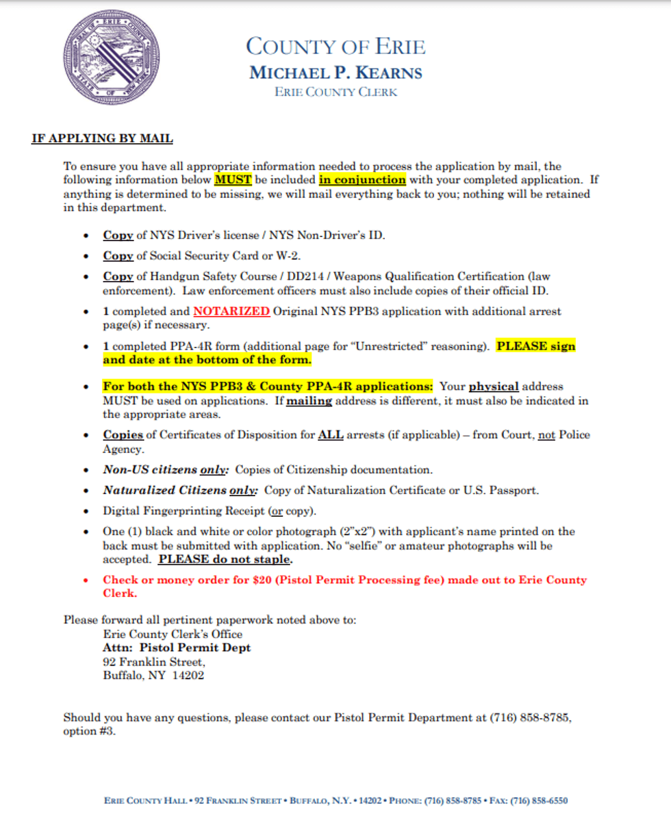 12-step application process for pistol permit