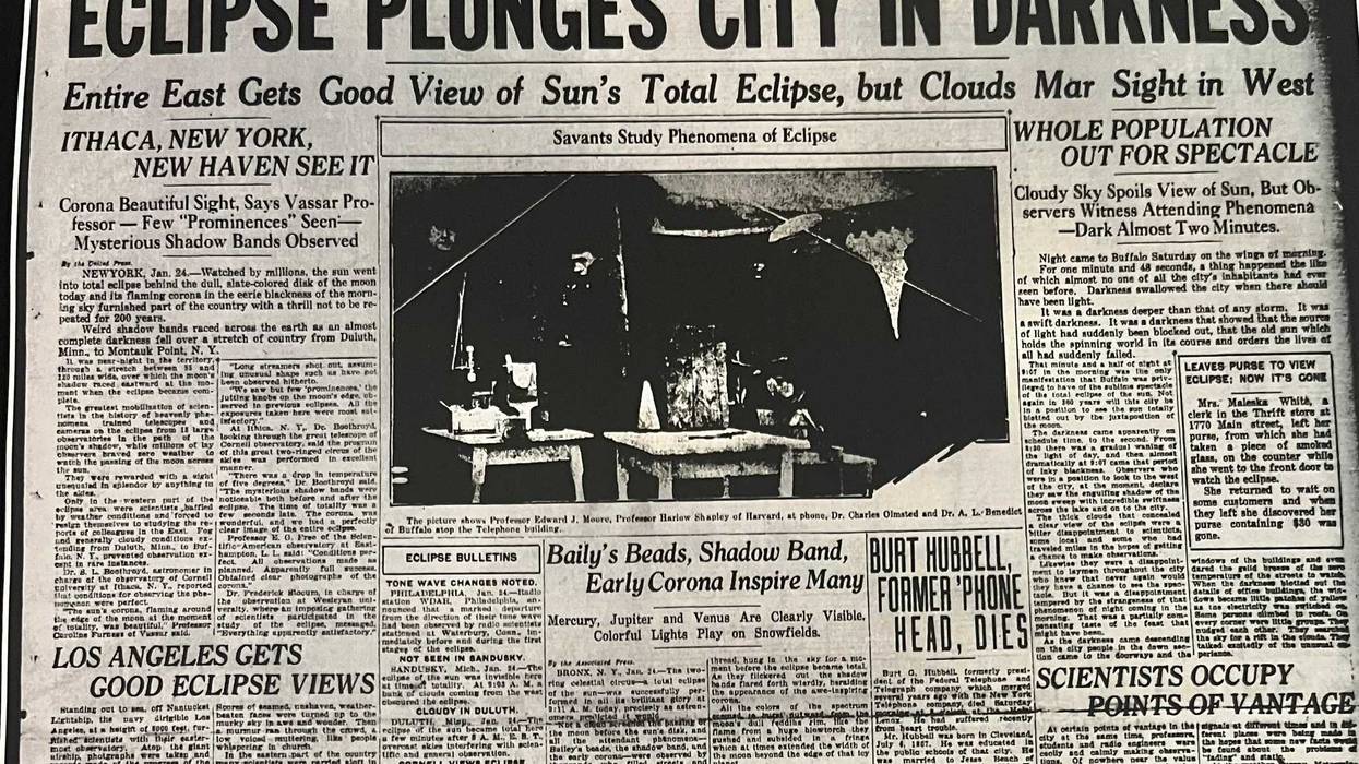 1925 Total Solar Eclipse article