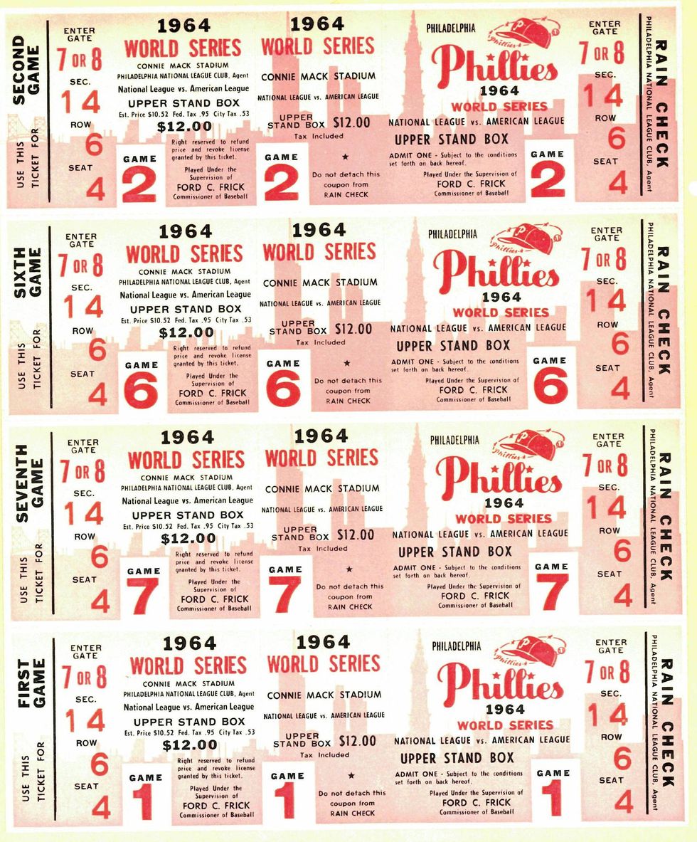 1964 World Series tickets