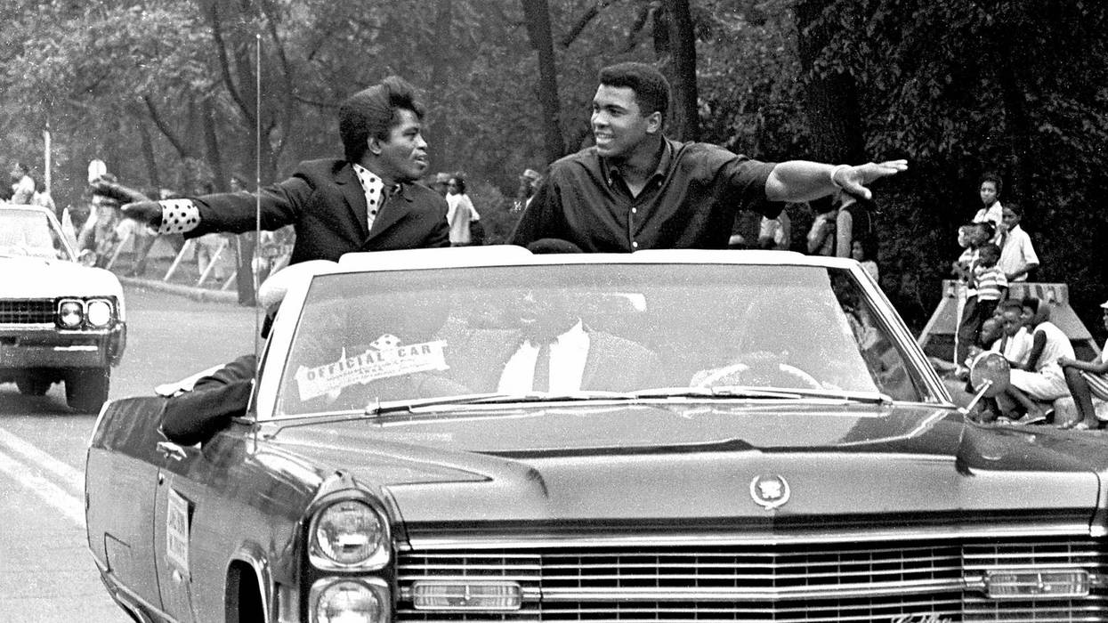 1966 Billiken Parade with James Brown, Ali