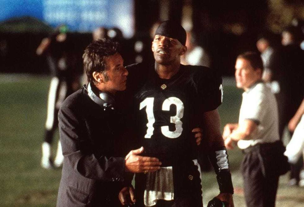 1999 Al Pacino And Jamie Foxx Stars In The Movie "Any Given Sunday."