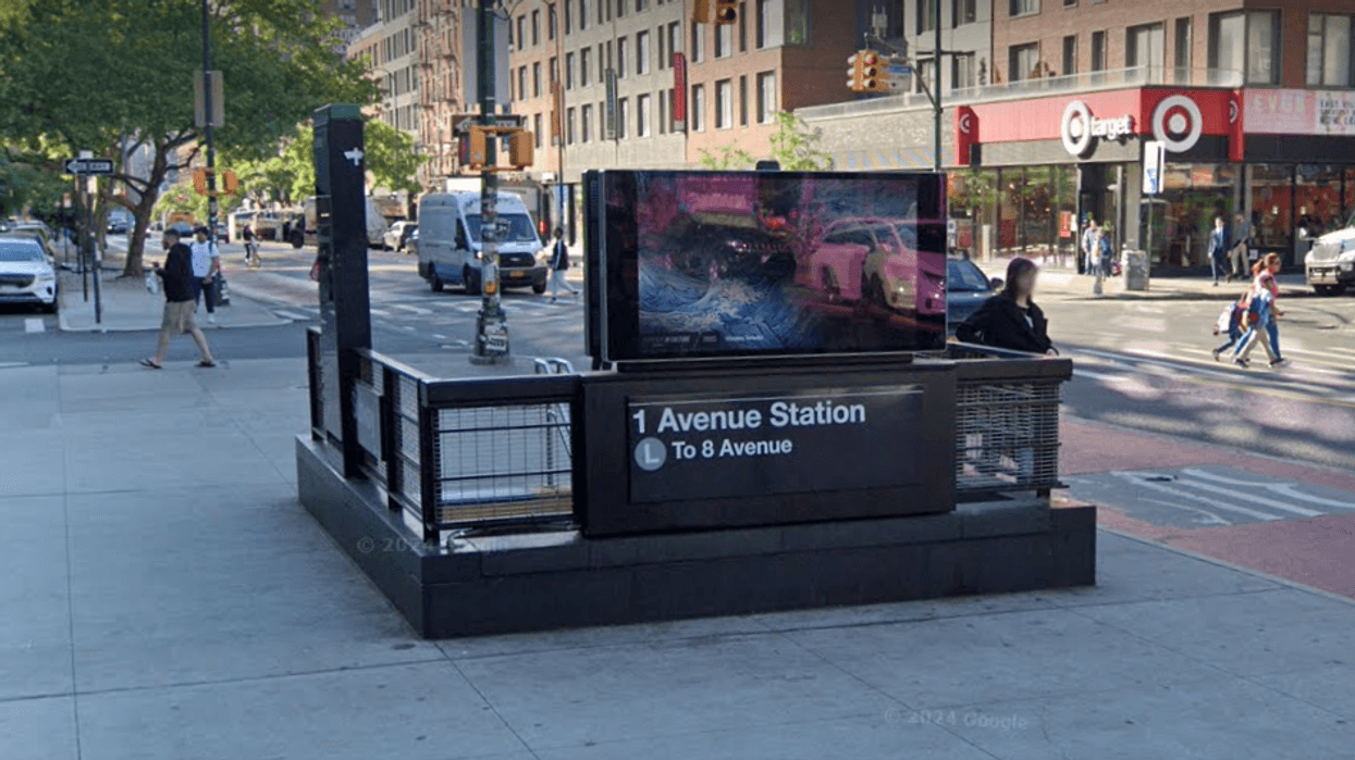 1st Avenue subway station in the East Village.