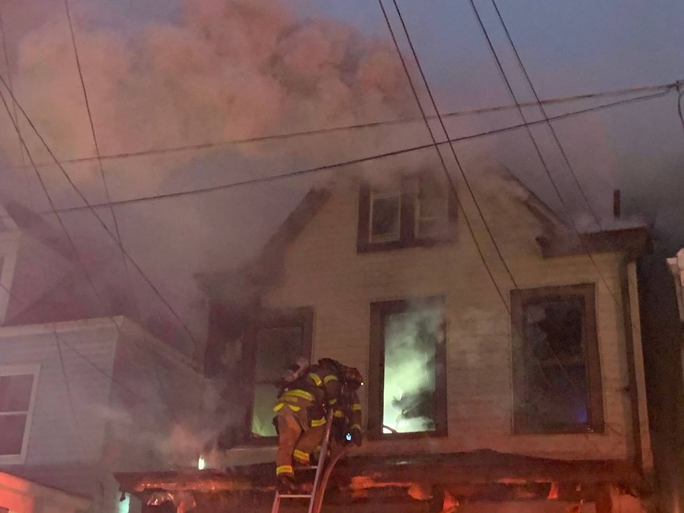 2-alarm fire in Sheraden