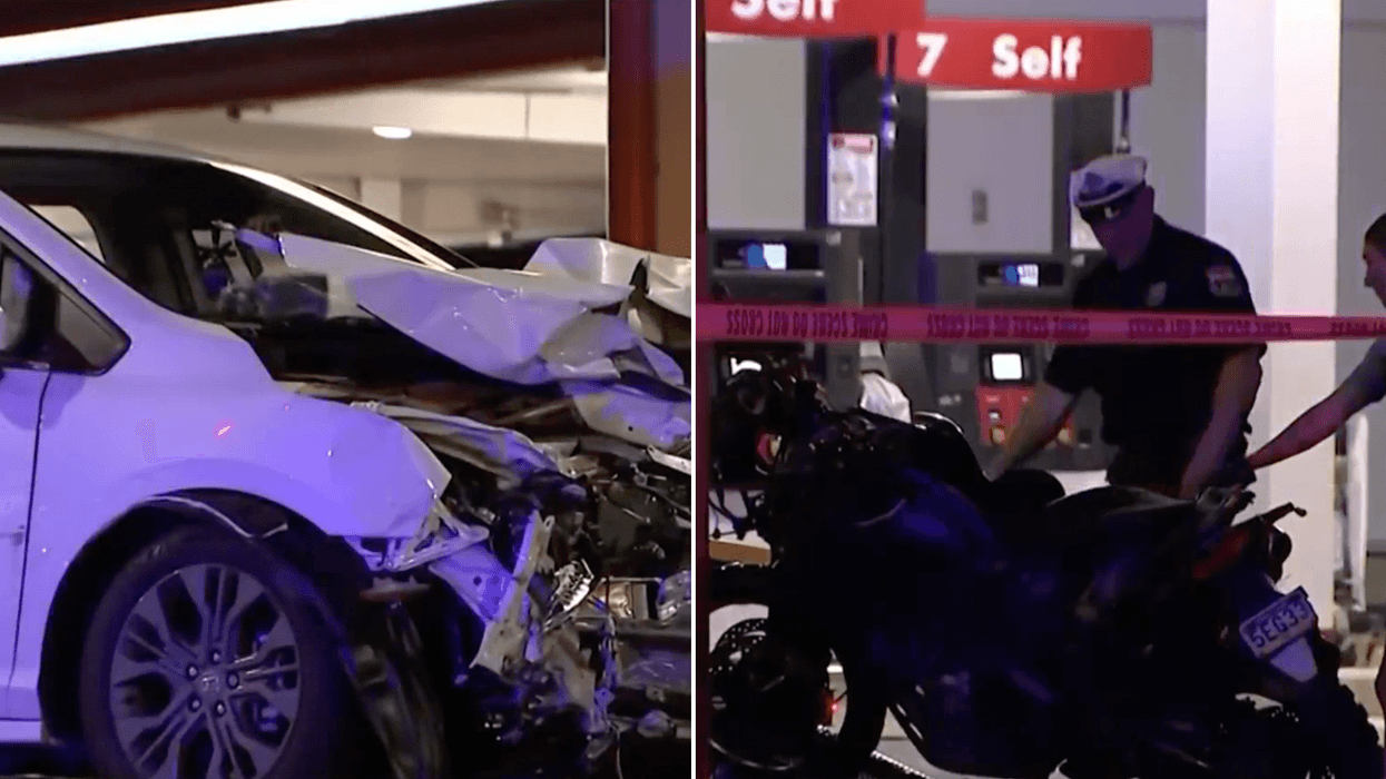 2 people on stolen motorcycle killed after crashing into minivan on Roosevelt Boulevard