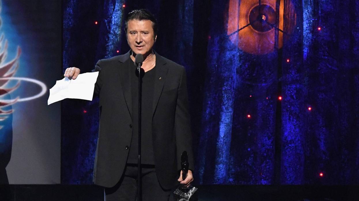 2017 inductee Steve Perry of Journey speaks onstage at the 32nd Annual Rock & Roll Hall Of Fame Induction Ceremony at Barclays Center on April 7, 2017 in New York City.