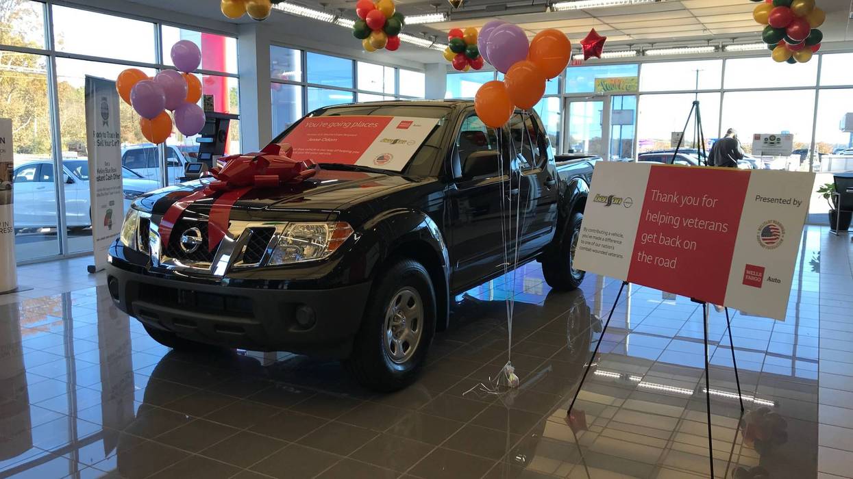 2020 Nissan Fronter, gifted to local veteran Sgt. Jesse Odom