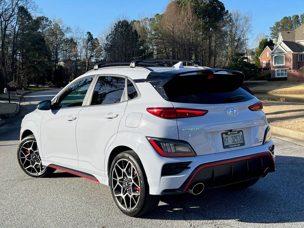2023 Hyundai Kona N outside rear view