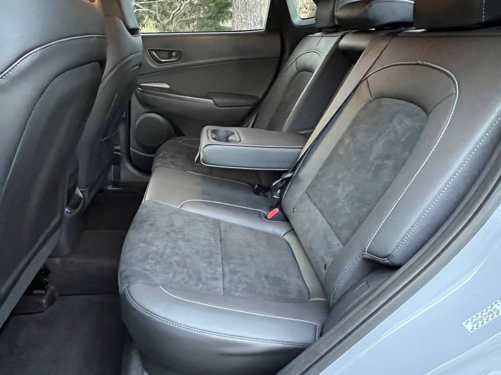 2023 Hyundai Kona N second row view