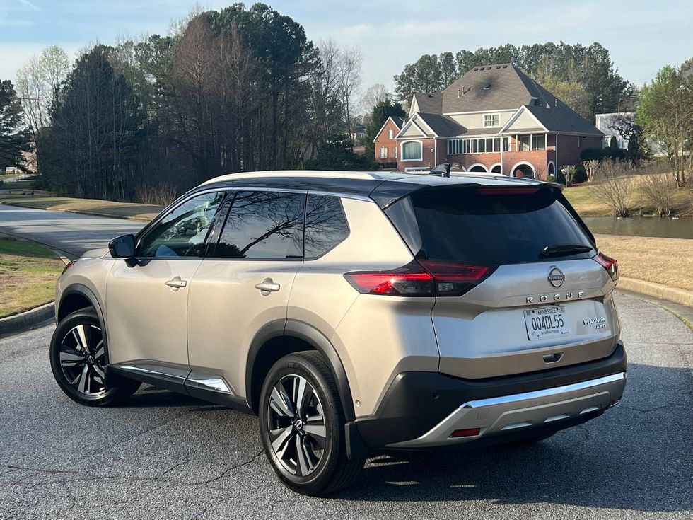 2023 Nissan Rogue Platinum AWD rear view