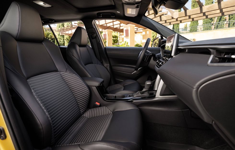 2023 Toyota Corolla Cross Hybrid front interior from passenger view