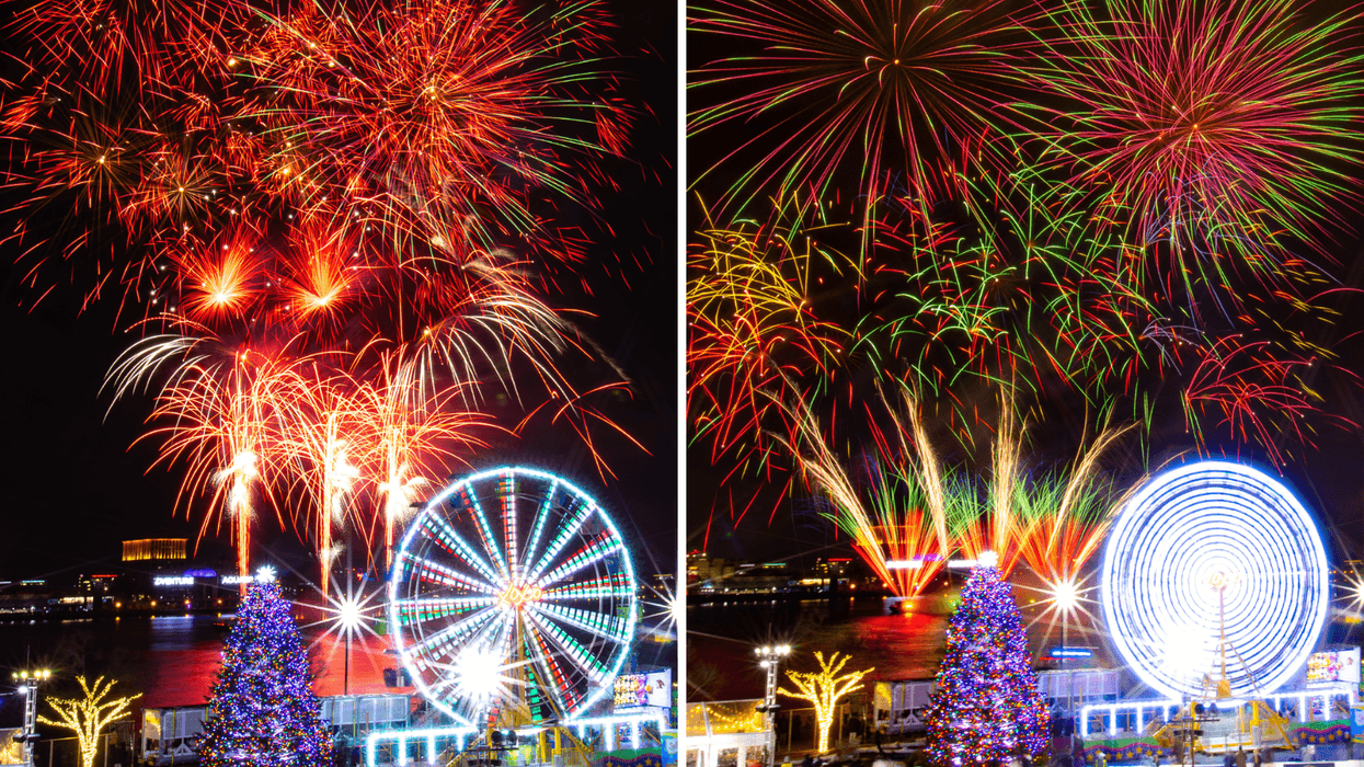 2025 Fireworks display at Delaware River Waterfront Corporation