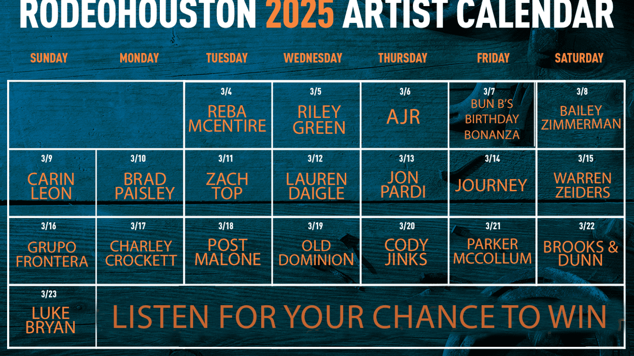 2025 RodeoHouston Artist Lineup