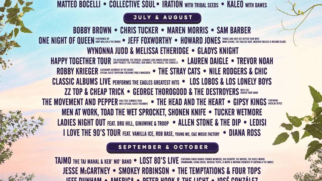 2026 concert series lineup poster for The Mountain Winery, Saratoga, CA, listing many performers.