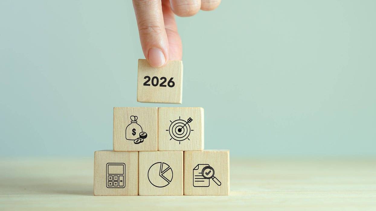 2026 financial, budget planning and management concept - stock photo