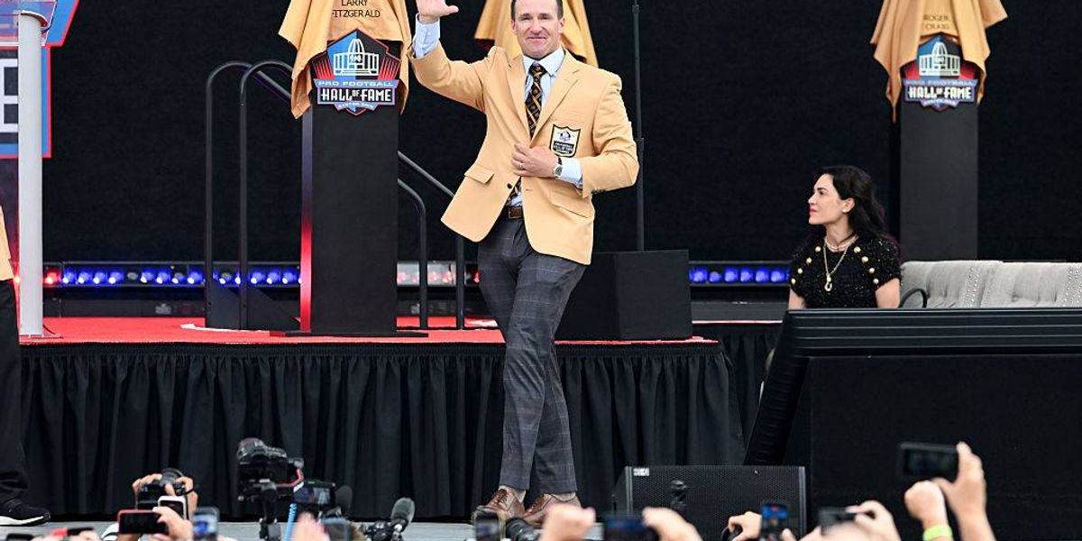 Emotions flow as Drew Brees headlines NFL Hall of Fame inductions