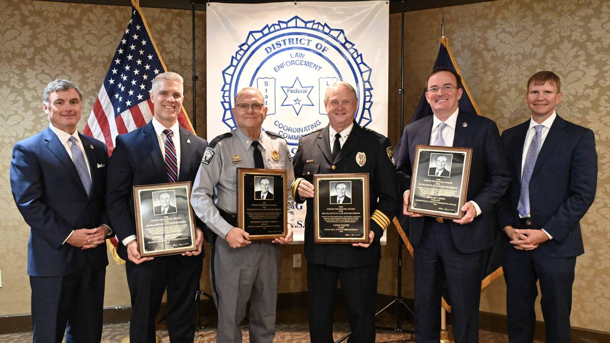 Greenville County Sheriff Lewis Receives Excellence Award
