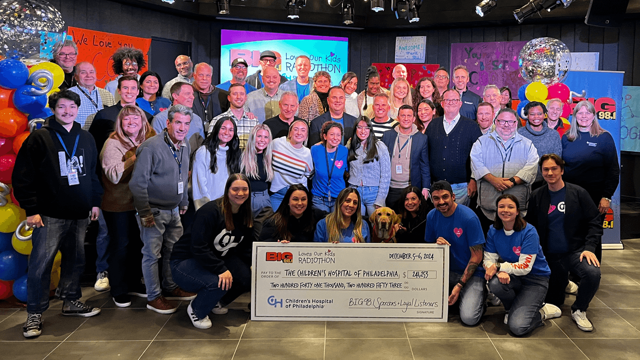 22nd Annual BIG 98.1 Loves Our Kids Radiothon Raises $241,253.00 and Counting for Children's Hospital of Philadelphia