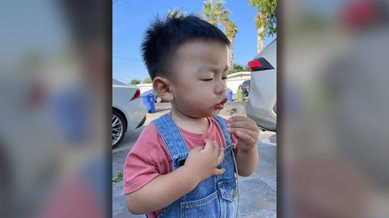 23-month-old Jasper Wu was shot and killed by a stray bullet in broad daylight on Saturday, Nov. 6, 2021.