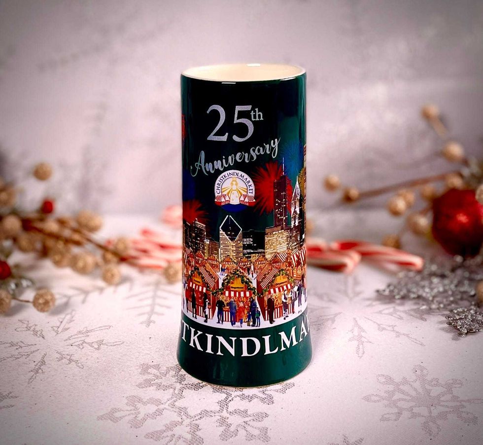 25th Anniversary Christkindlmarket Chicago mug