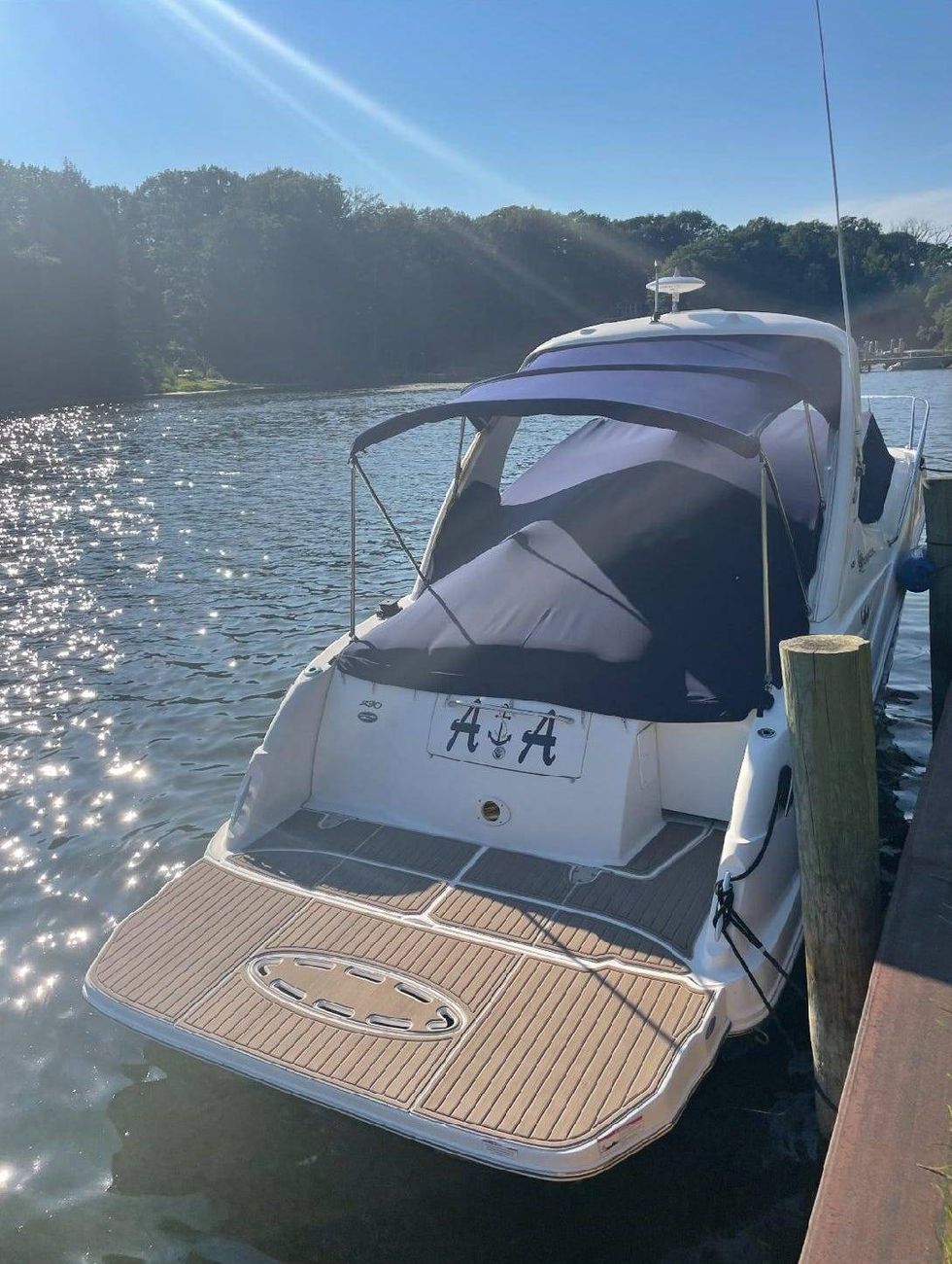 29-foot Blue Sea Sundancer, named A & A.