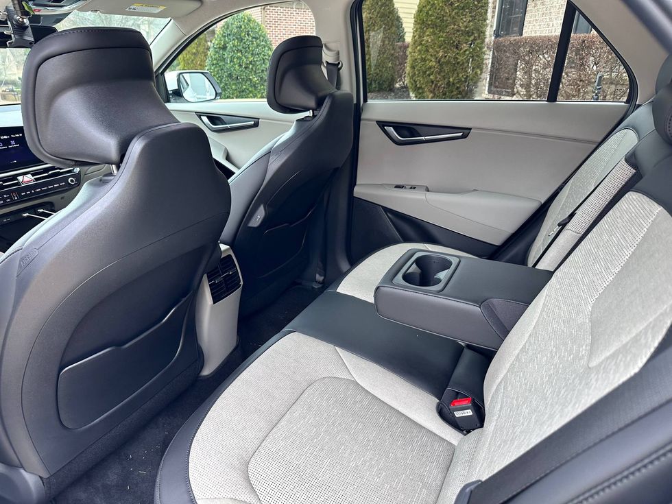 2nd-row passenger seats of the 2023 Kia Niro EV